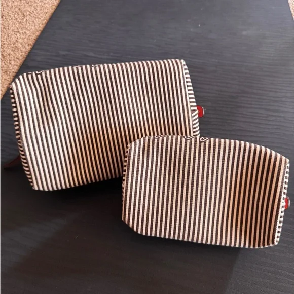 Henri Bendel Striped Canvas Dopp Kit Set - Picture 6 of 9